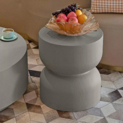 Elementi, Chronos Side Table, Space Grey Outdoor