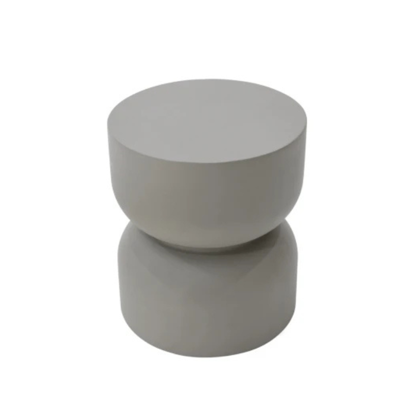 Elementi, Chronos Side Table, Space Grey Outdoor