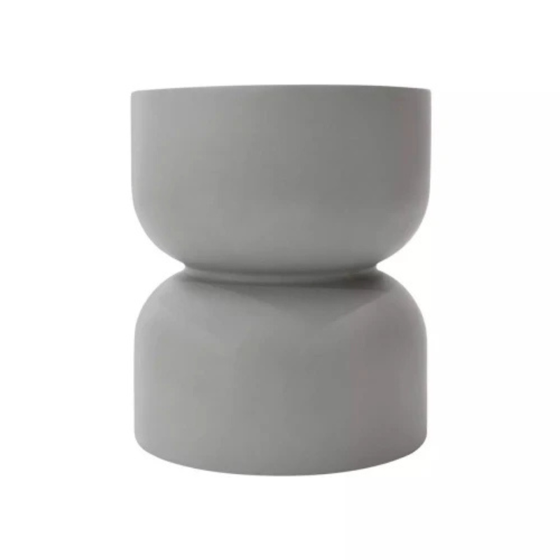 Elementi, Chronos Side Table, Space Grey Outdoor