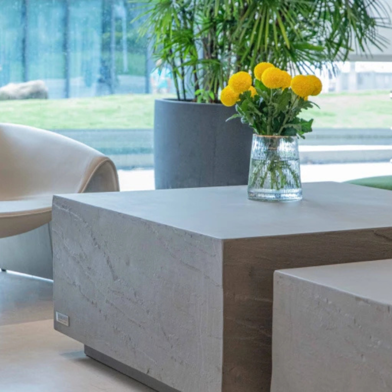 Elementi, Colorado Coffee Table, Square Medium Space Grey Outdoor