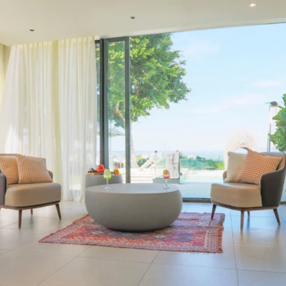 Elementi, Ikaria Cobble Coffee Table, Space Grey Outdoor