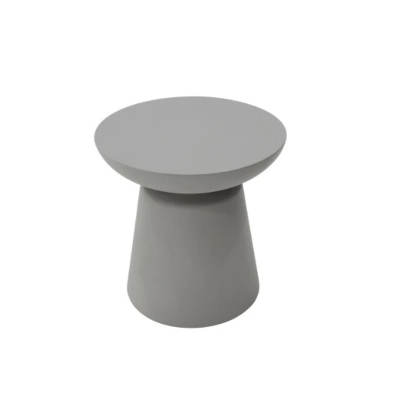 Elementi, Kylix Side Table, Space Grey Outdoor Concrete