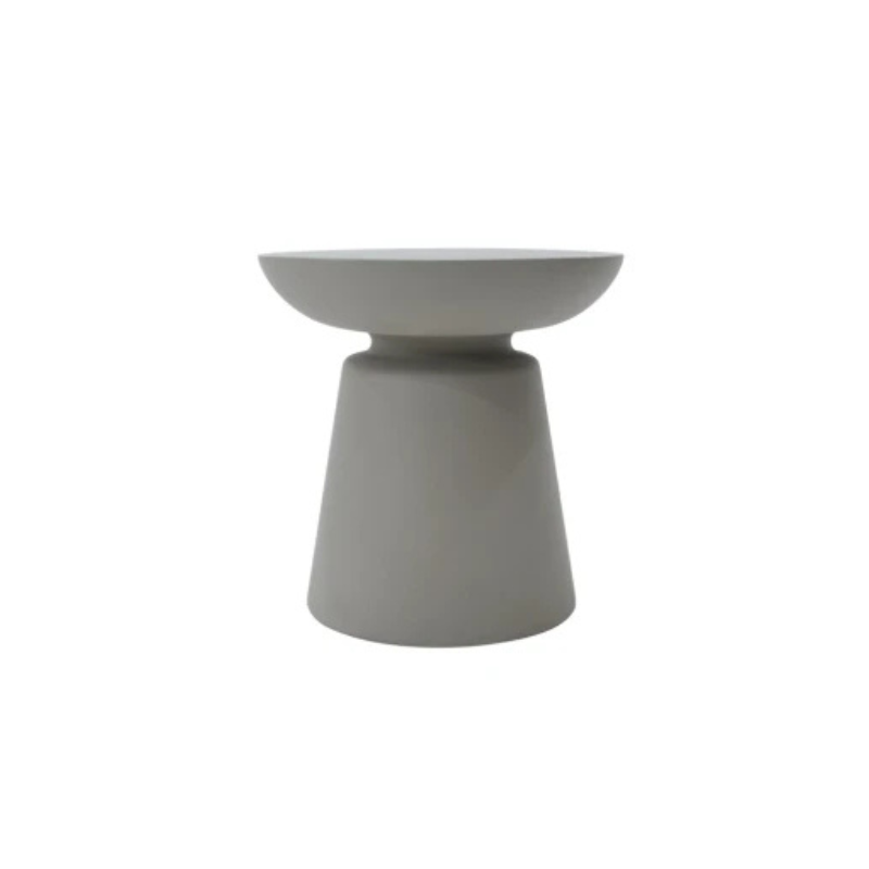 Elementi, Kylix Side Table, Space Grey Outdoor Concrete
