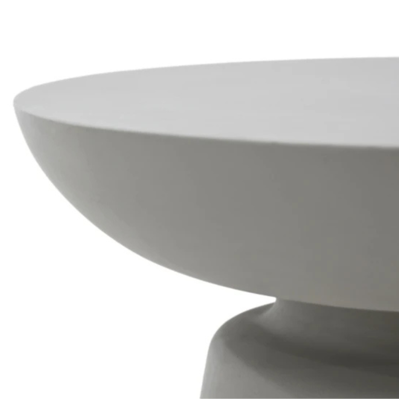 Elementi, Kylix Side Table, Space Grey Outdoor Concrete