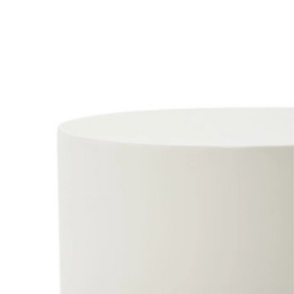 Elementi, Rome Side Table, Large Cream White, Outdoor Concrete