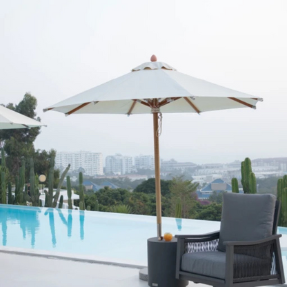 Elementi, Rome Side Table, Large Slate Black, Outdoor Concrete