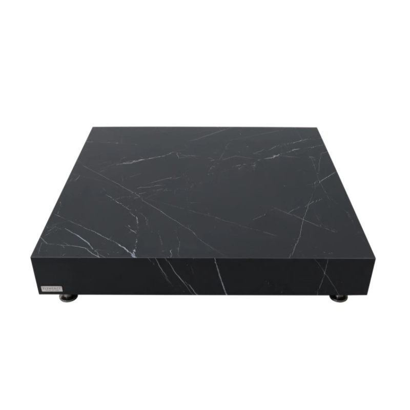 Elementi, Sofia Coffee Table, Square Large Marble, Porcelain Outdoor