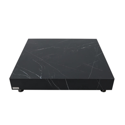 Elementi, Sofia Coffee Table, Square Large Marble, Porcelain Outdoor