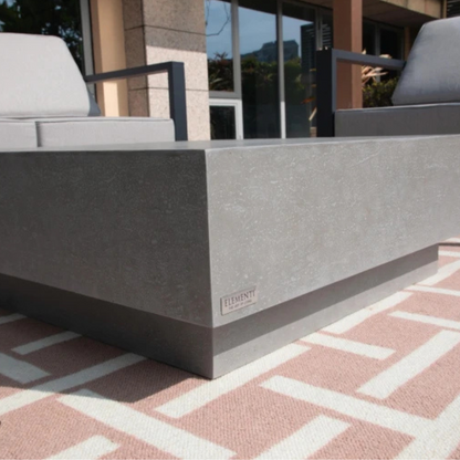 Elementi, Tevere Coffee Table, Space Grey, Outdoor Concrete