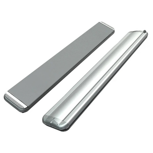 MO-EL, Heatwave Hot Top Infrared Heater, 1650W Silver Outdoor
