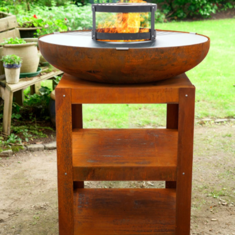 HEAT Bakka Barbecue With Grill & Storage – 80 cm Steel
