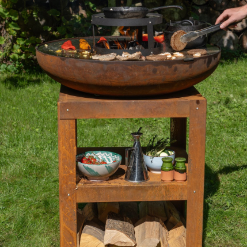 HEAT Bakka Barbecue With Grill & Storage – 80 cm Steel