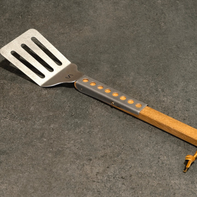Heritage Spatula | Stainless Steel & Hardwood BBQ Tool