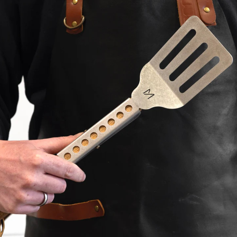 Heritage Spatula | Stainless Steel & Hardwood BBQ Tool