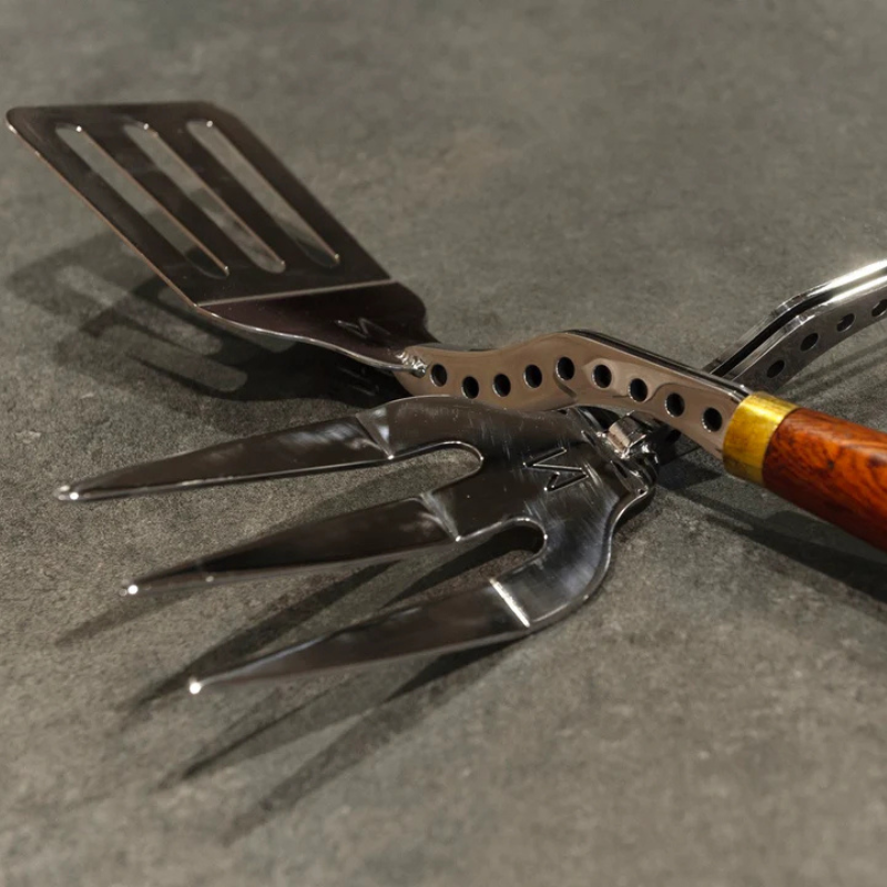 Signature Spatula | Mirror-Polished Stainless Steel BBQ Tool