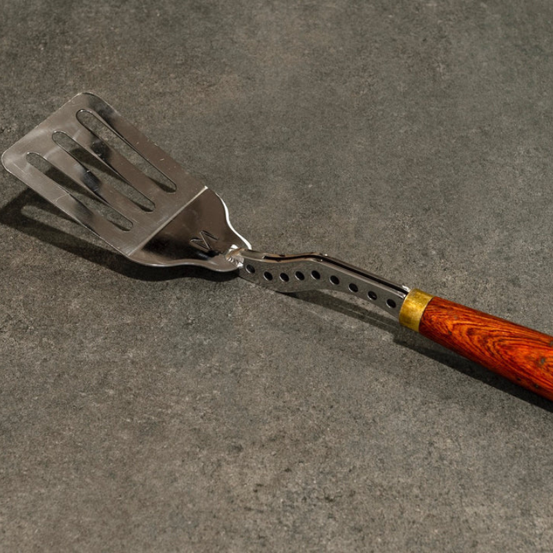 Signature Spatula | Mirror-Polished Stainless Steel BBQ Tool