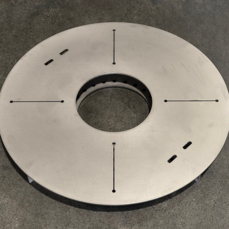 Teppanyaki Hotplate | Round Stainless Steel Grill Accessory for 'O' Grill