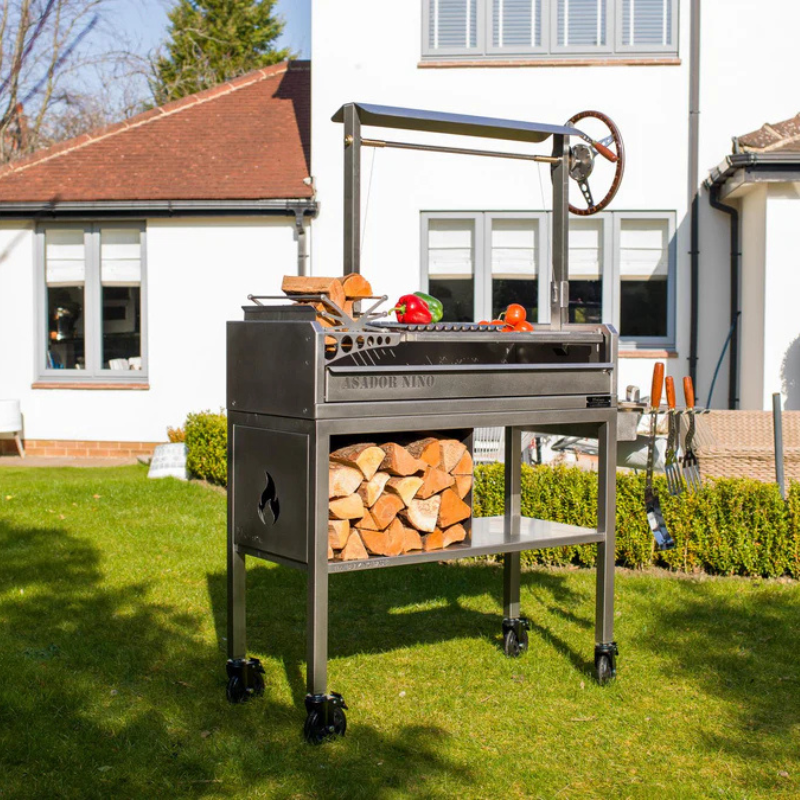 The Asador Nino Grill Only | Handmade Stainless Steel Argentine Grill