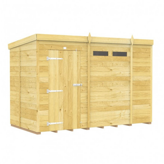 Bond Pent Security Shed, 10ft x 5ft – Durable Tongue & Groove Garden Storage