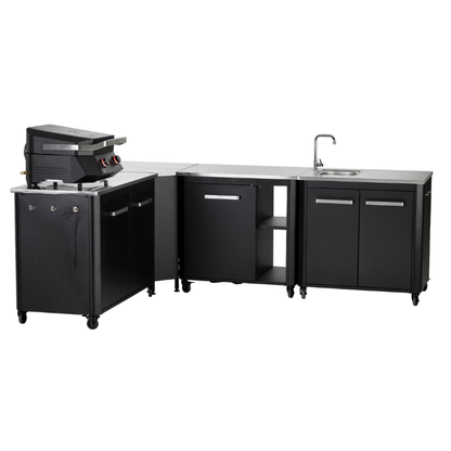Cozze Outdoor Kitchen 90 – Compact Outdoor Unit with Gas Storage