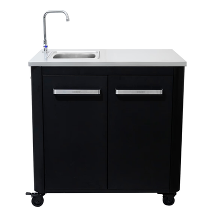 Cozze Outdoor Kitchen 90 w. Sink – Compact Outdoor Unit with Tap