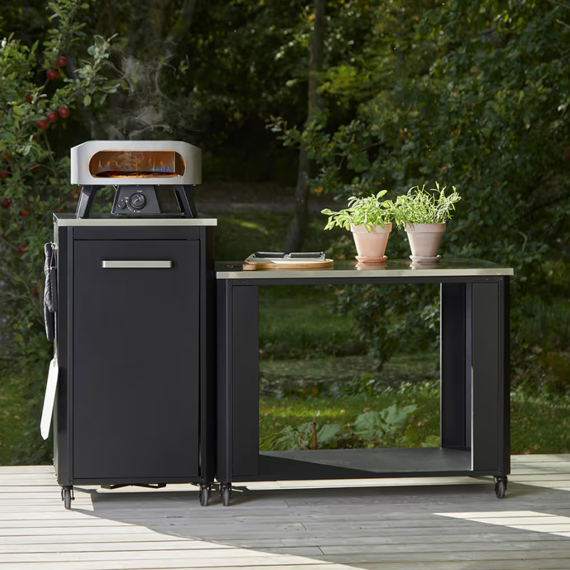 Cozze Outdoor Kitchen 115 – Open Prep Table with Stainless Steel Top