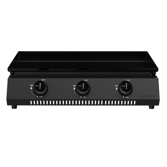 Cozze G-700 Gas Plancha Grill – Compact Outdoor Tabletop BBQ