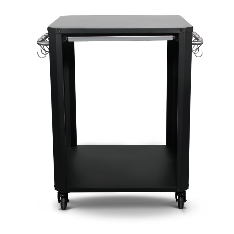 Cozze Outdoor Pizza Oven Table with Pull-Out Shelf & Tool Hooks