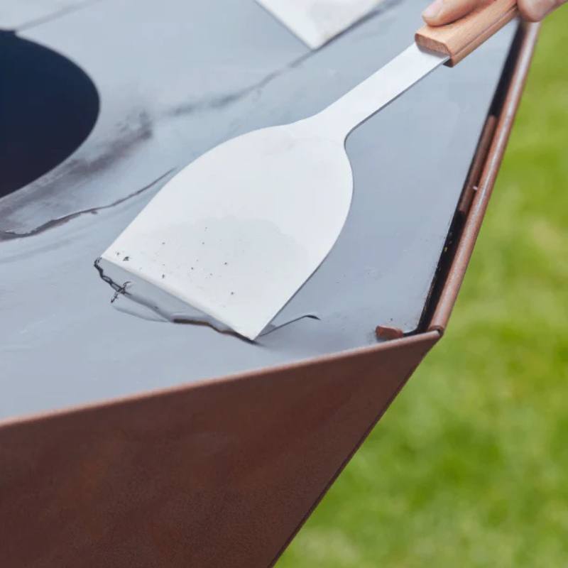 Barbecook Nestor Corten Steel BBQ with Dual Cooking Plates