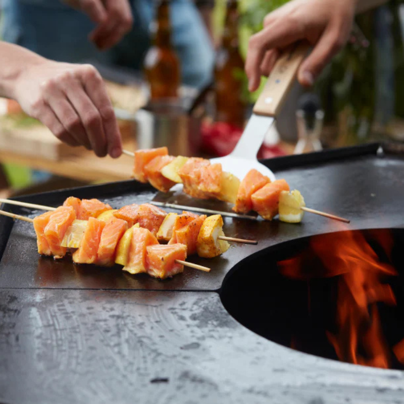 Barbecook Nestor Corten Steel BBQ with Dual Cooking Plates