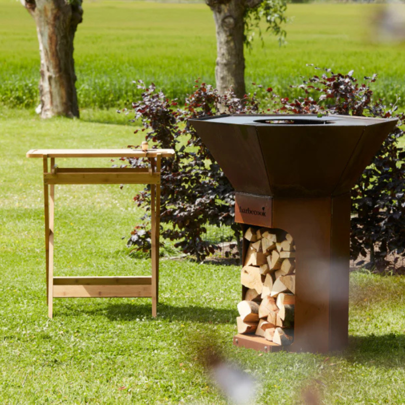 Barbecook Nestor Corten Steel BBQ with Dual Cooking Plates