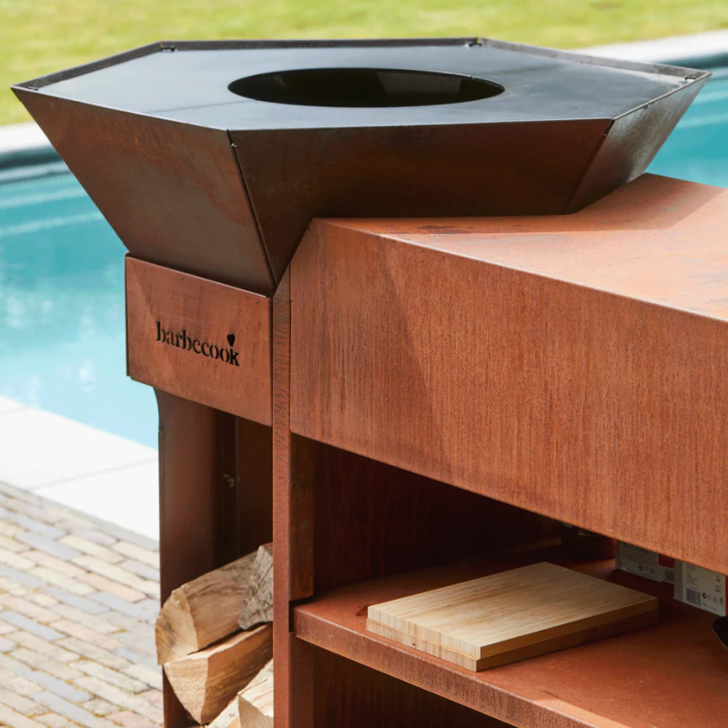 Barbecook Nestor Island BBQ with XL Countertop & Storage