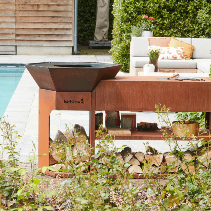 Barbecook Nestor Island BBQ with XL Countertop & Storage