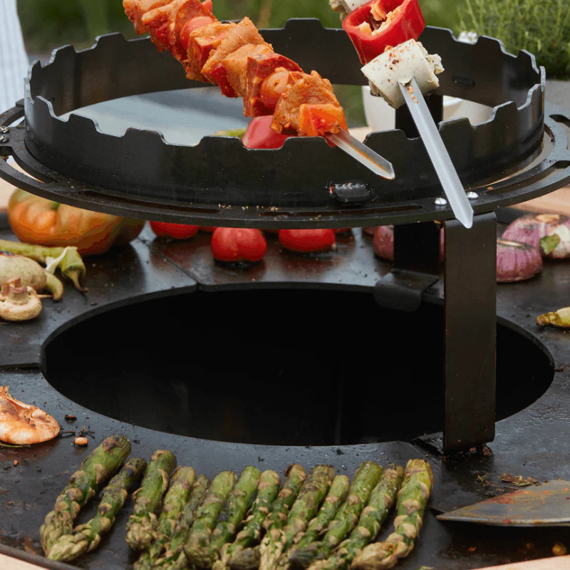 Barbecook Dynamic Centre Skewer Holder – 36cm Carbon Steel