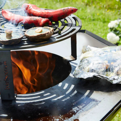 Barbecook Dynamic Centre Stand & Elevated Grill – 36cm Carbon Steel