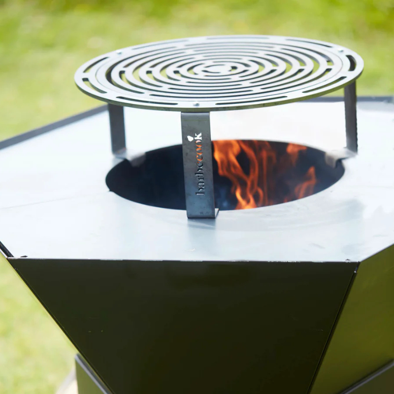 Barbecook Dynamic Centre Stand & Elevated Grill – 36cm Carbon Steel