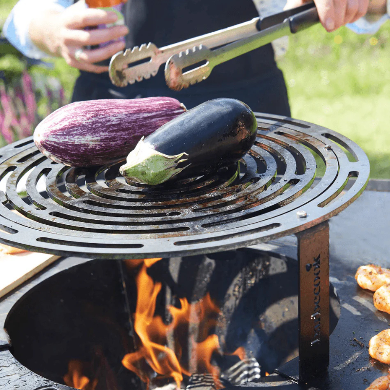 Barbecook Dynamic Centre Stand & Elevated Grill – 36cm Carbon Steel