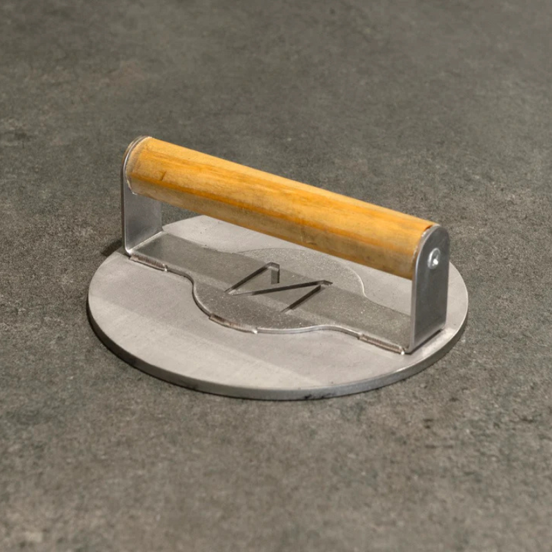 Burger Press by METARTAL | Handmade Stainless Steel Smash Burger Tool