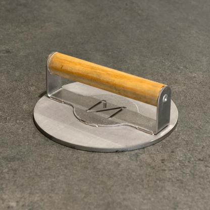 Burger Press by METARTAL | Handmade Stainless Steel Smash Burger Tool