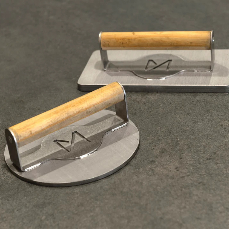 Burger Press by METARTAL | Handmade Stainless Steel Smash Burger Tool