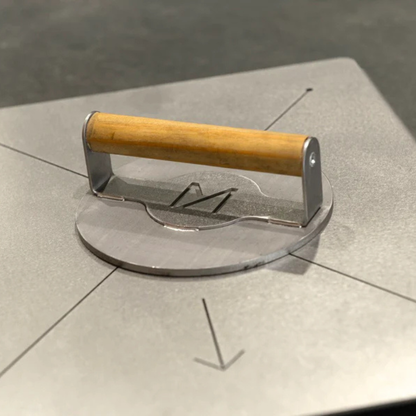 Burger Press by METARTAL | Handmade Stainless Steel Smash Burger Tool