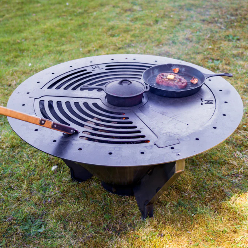 The Flamin’ Pit by METARTAL | Handmade Steel Fire Pit for Outdoor Cooking