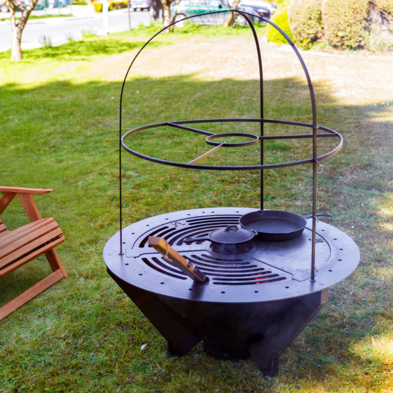 The Flamin’ Pit by METARTAL | Handmade Steel Fire Pit for Outdoor Cooking