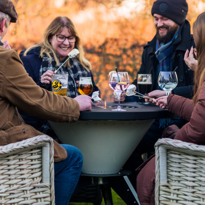 The ‘O’ Grill – Fire and Ice | METARTAL Outdoor Fire Pit, BBQ & Drinks Table