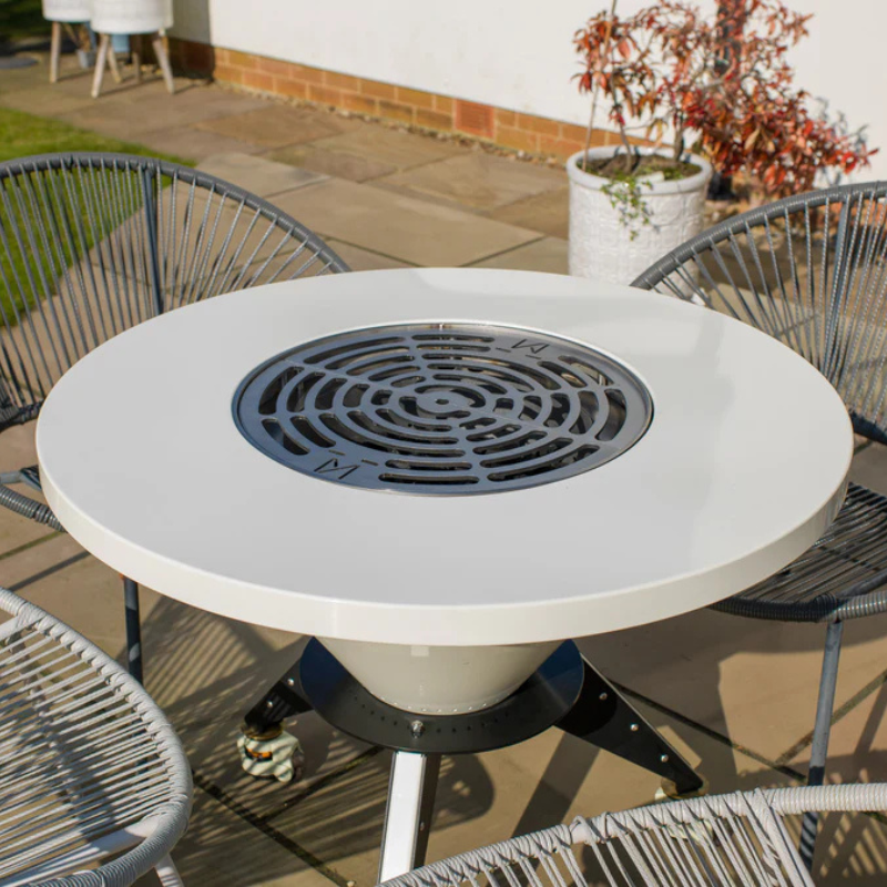 The ‘O’ Grill – Fire and Ice | METARTAL Outdoor Fire Pit, BBQ & Drinks Table