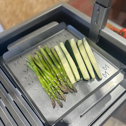 The Sizzle Tray – Asador Accessory | METARTAL Stainless Steel Grill Tray