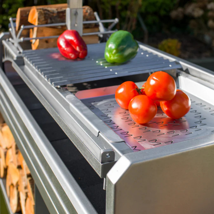 The Sizzle Tray – Asador Accessory | METARTAL Stainless Steel Grill Tray