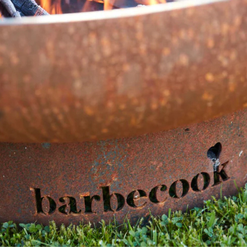Barbecook Jack Corten Steel Fire Bowl 60cm - Outdoor Round Fire Pit for Garden & Patio