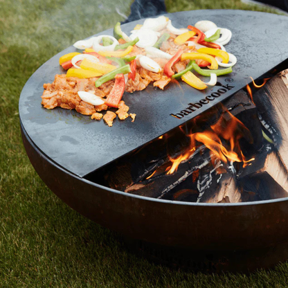 Barbecook Jack Corten Steel Fire Bowl 60cm - Outdoor Round Fire Pit for Garden & Patio