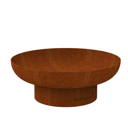 Barbecook Jack Corten Steel Fire Bowl 60cm - Outdoor Round Fire Pit for Garden & Patio